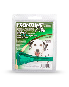 Pipeta Frontline Plus 20 a 40 KG Perro Grande
