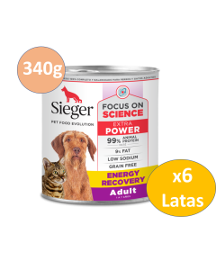 Sieger - Latas Dog/Cat Adult Energy Recovery 340g