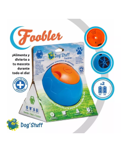 Dog Stuff - Pelota Foobler-Azul y Naranja