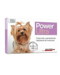 Pipeta Power Ultra 2 a 4 KG Perro Extra Chico (Violeta)