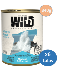 Sieger - Wild Latas Cat Ad "High Protein"Merluza & Corvina 340g